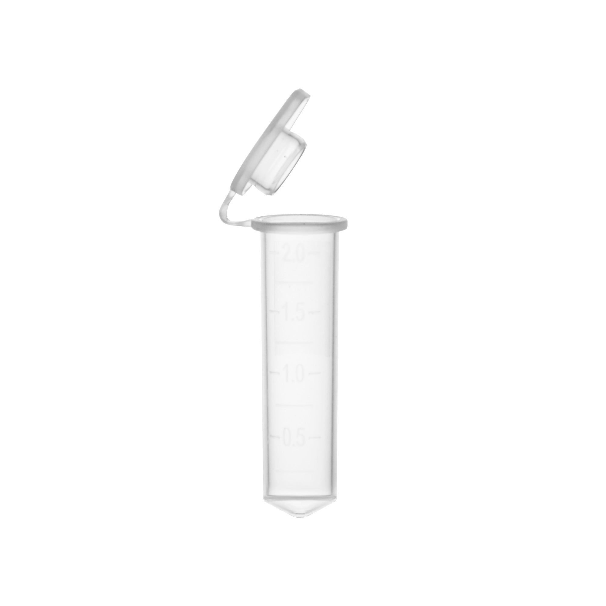 500-Pack Leak-Proof Graduated Polypropylene Micro Centrifuge Tubes, 2mL