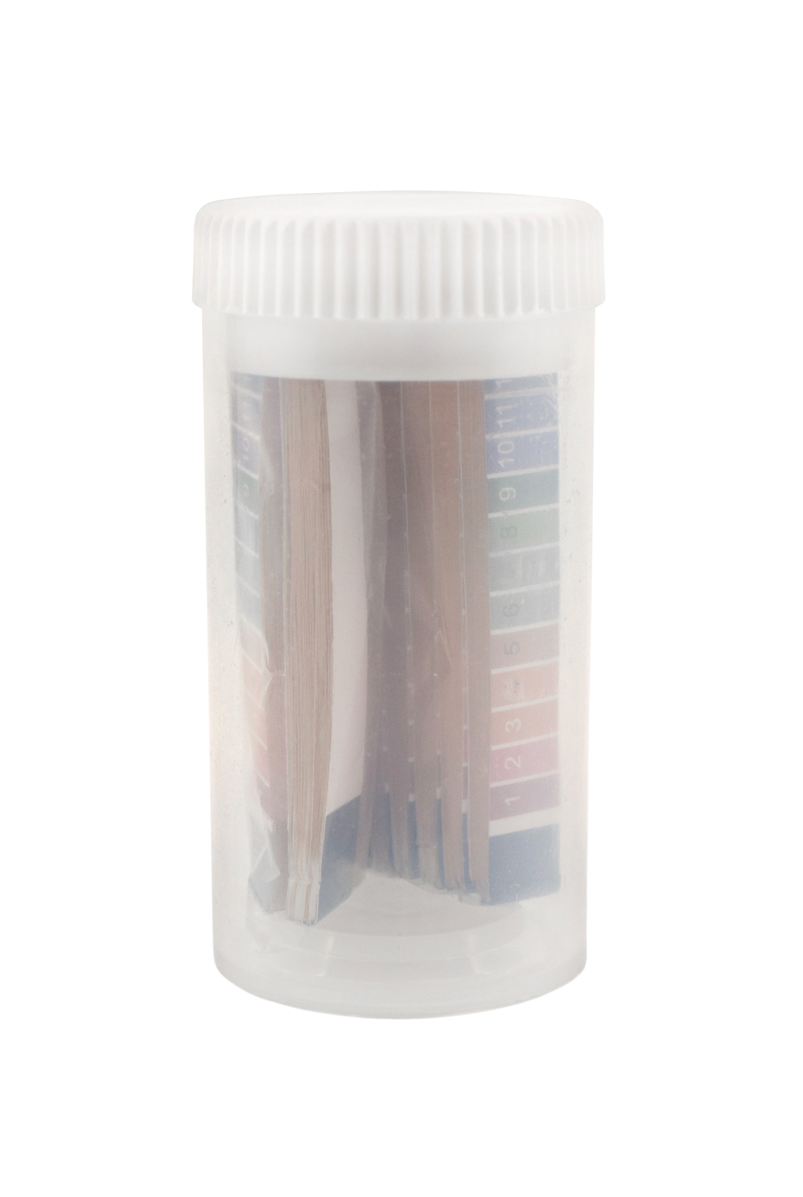pH 1-14 Test Strips, 200 Papers in Plastic Vial