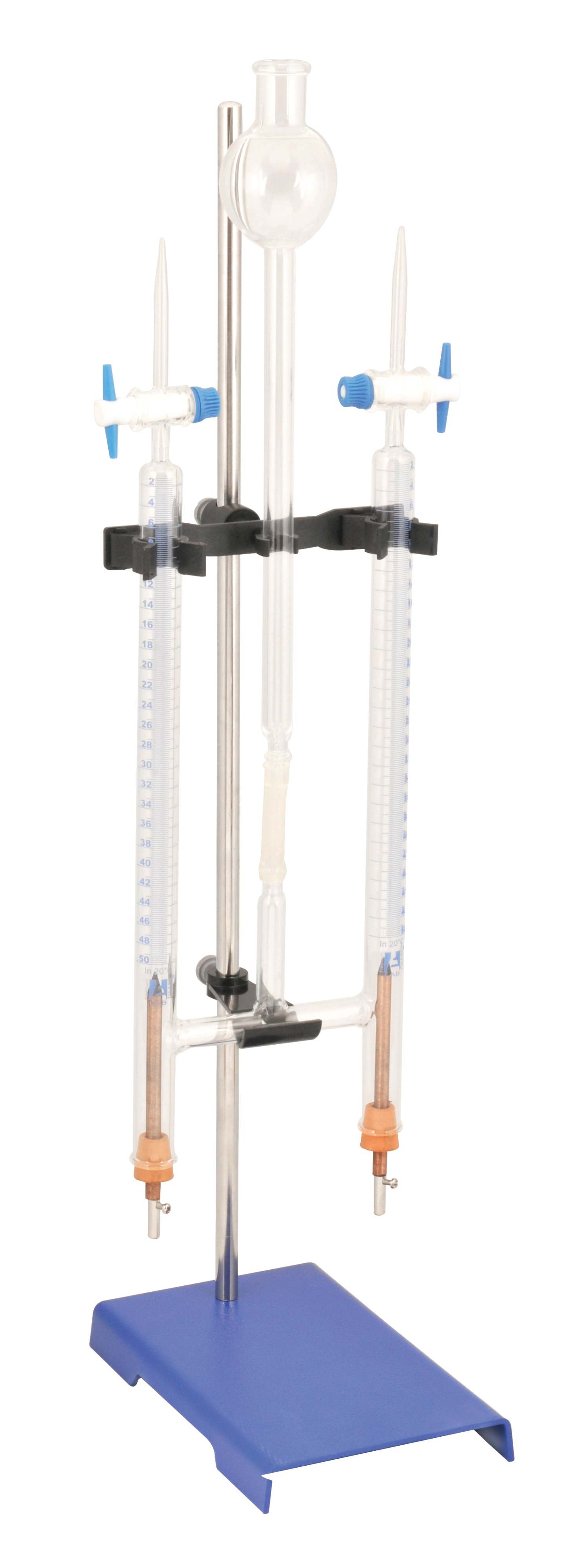 Hoffman Voltameter with PTFE Stopcocks, Borosilicate Glass