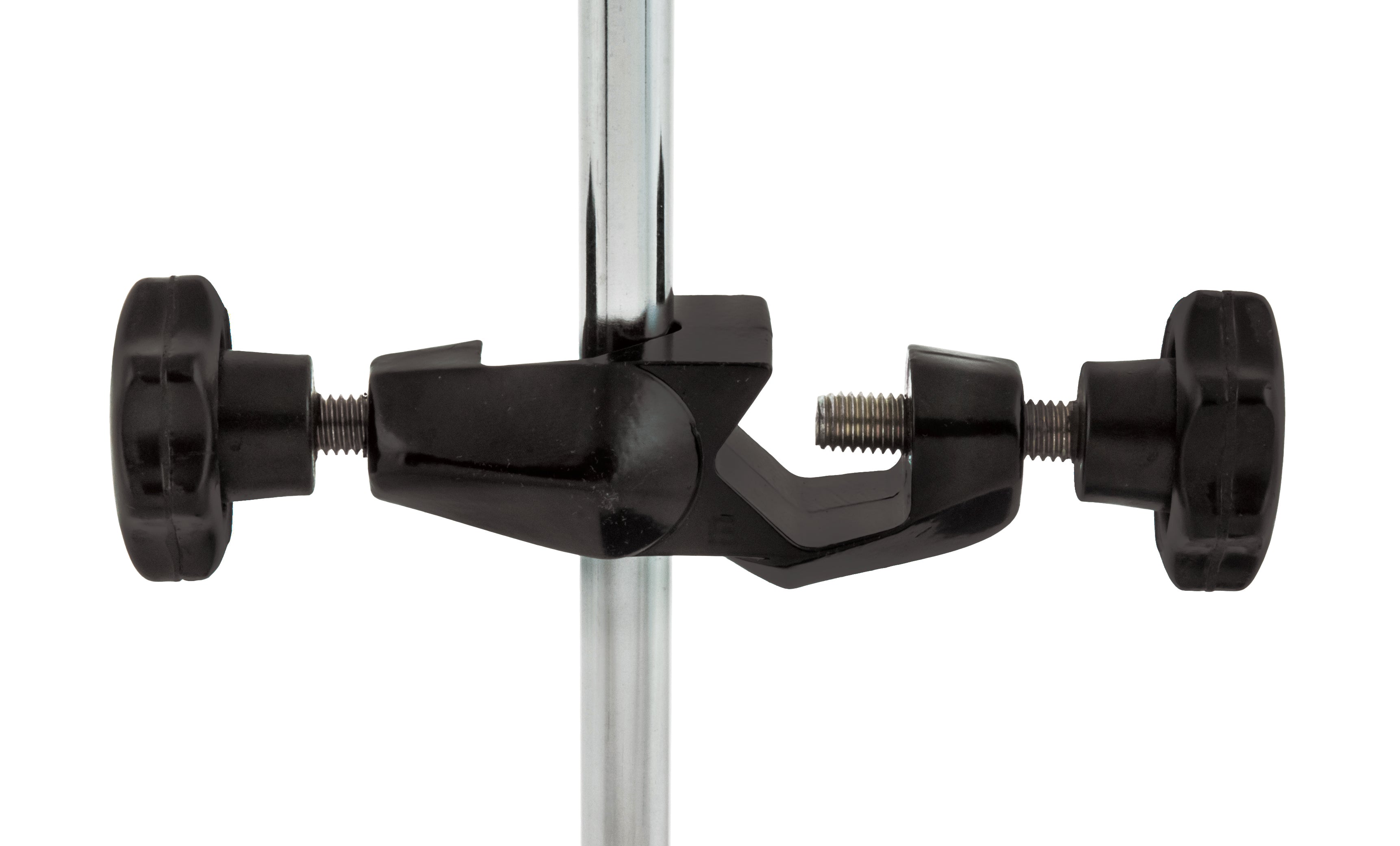 Heavy Duty Black Coated Boss Head Clamp, up to 20mm Rods