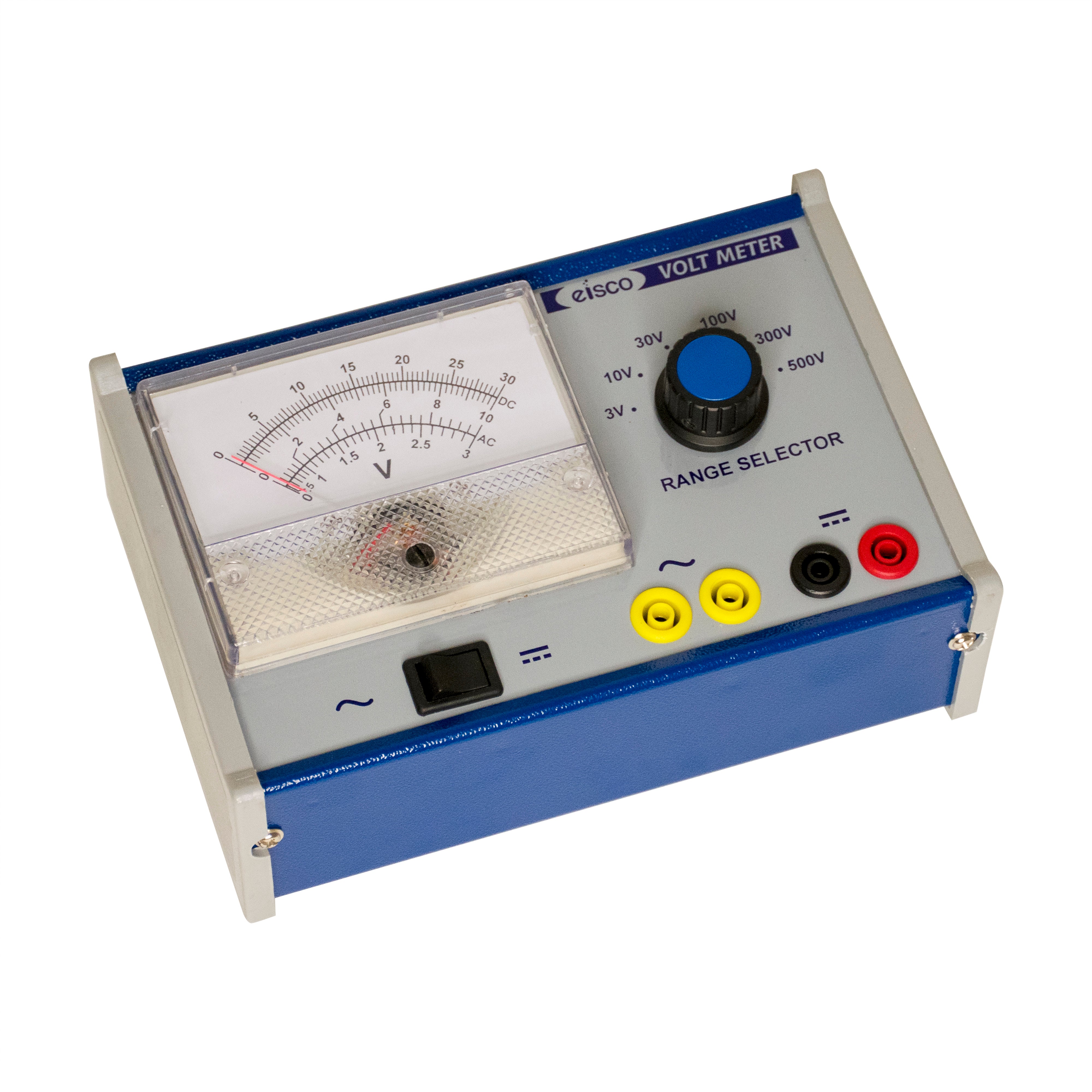 AC/DC Multi-Range Analog Voltmeter, 0-500V