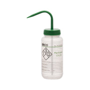 Methanol Wash Bottle, Polypropylene, 2-Color Label, 500mL