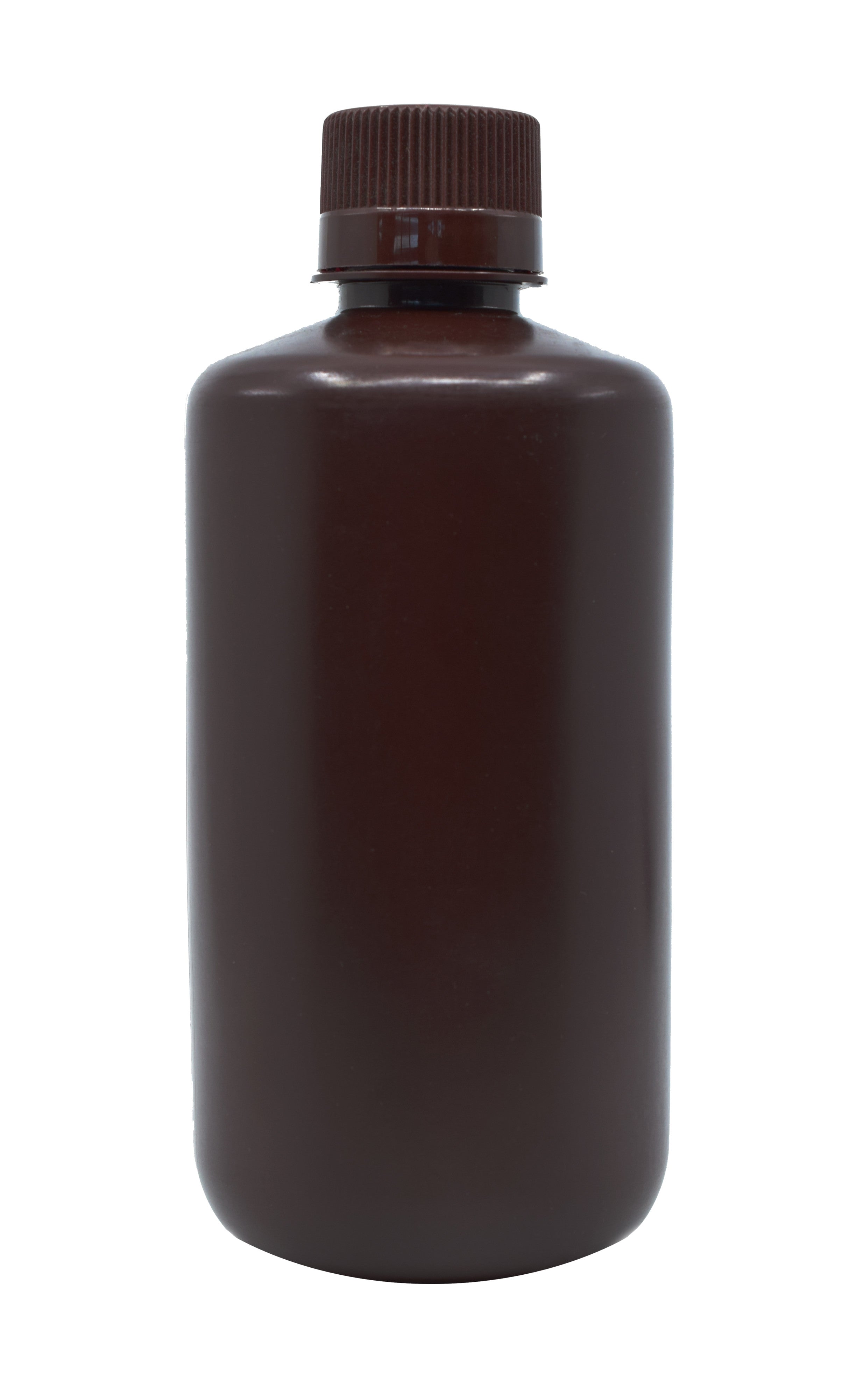 Narrow Mouth Amber HDPE Reagent Bottle with Screw Cap