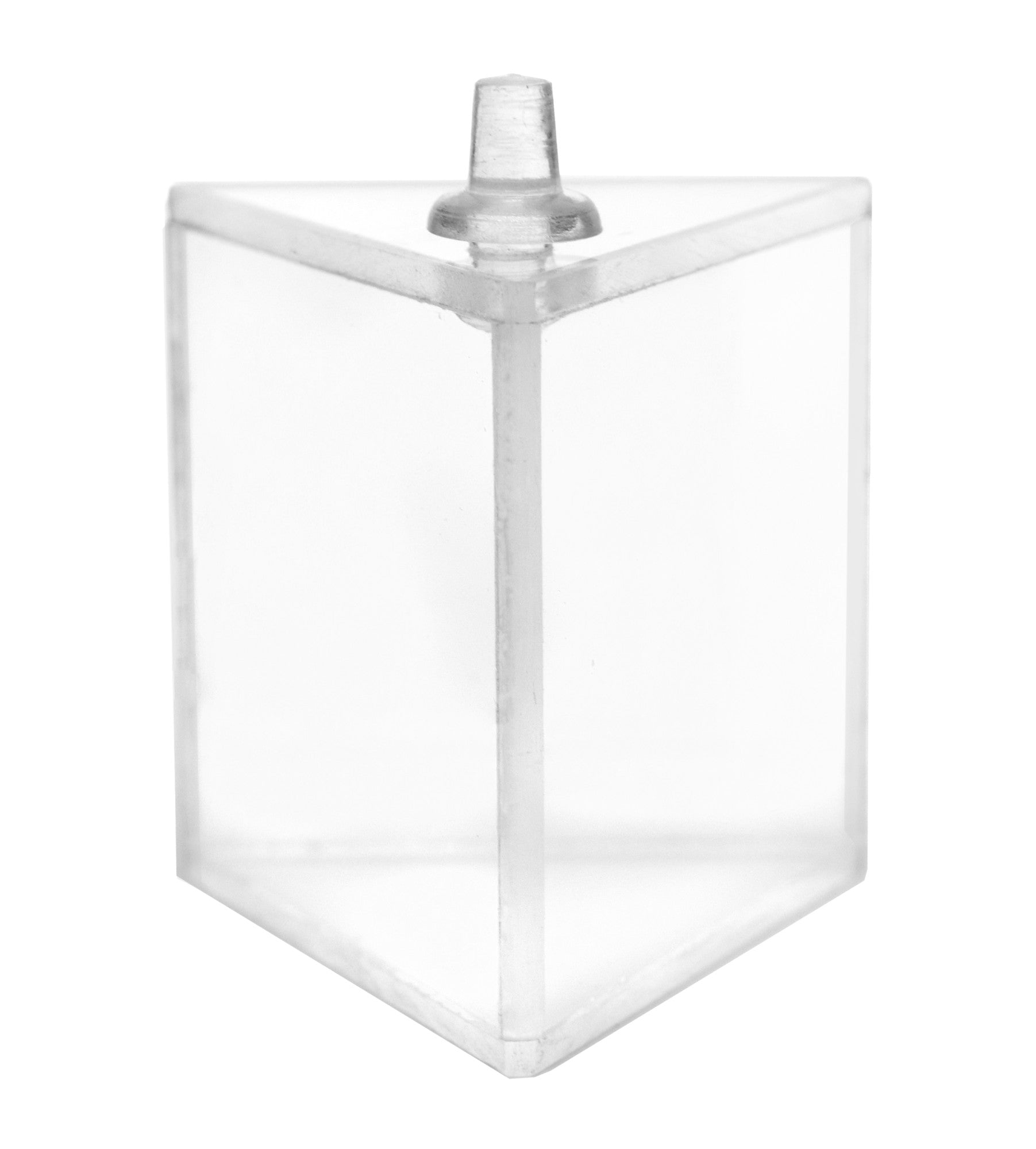 Hollow Acrylic Prism with Stopper, 2"