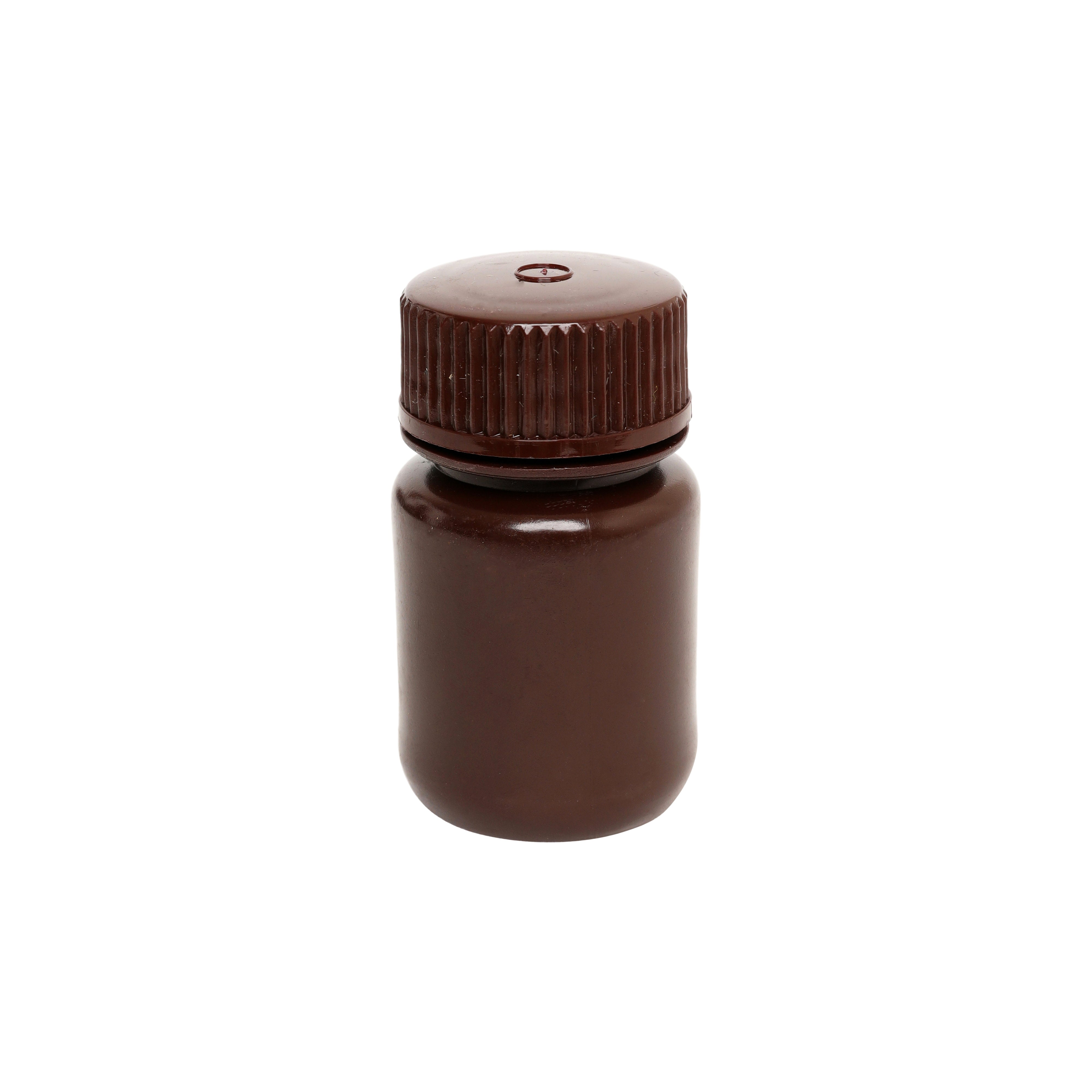 Wide Mouth Amber HDPE Reagent Bottle with Screw Cap