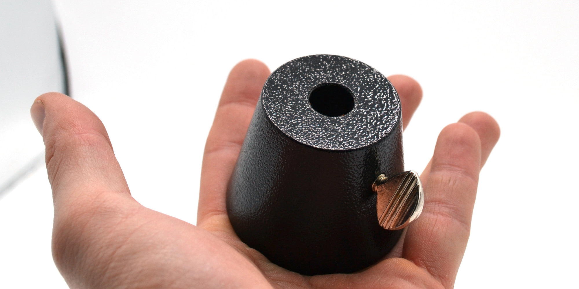 Cast Iron Stump Base, 2.3", Black