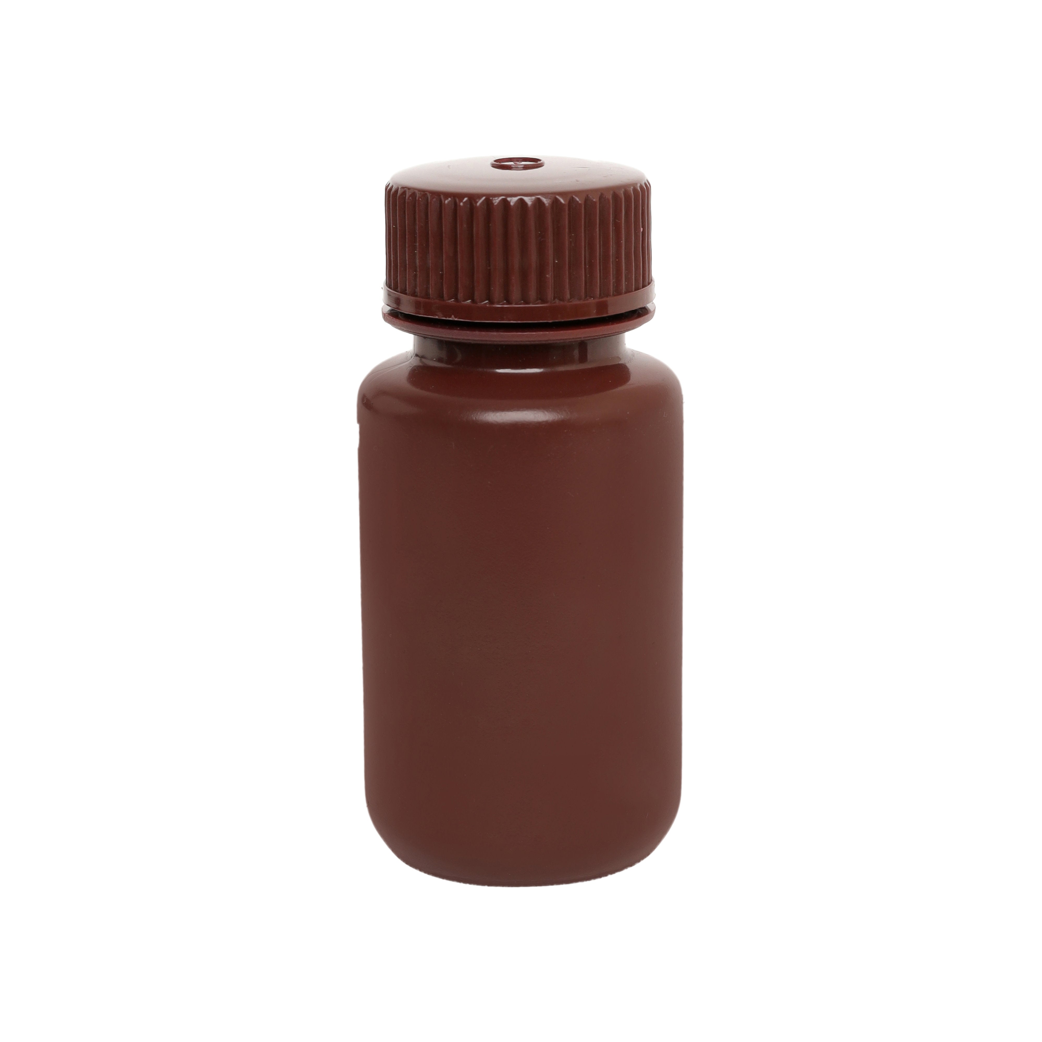 Wide Mouth Amber HDPE Reagent Bottle with Screw Cap