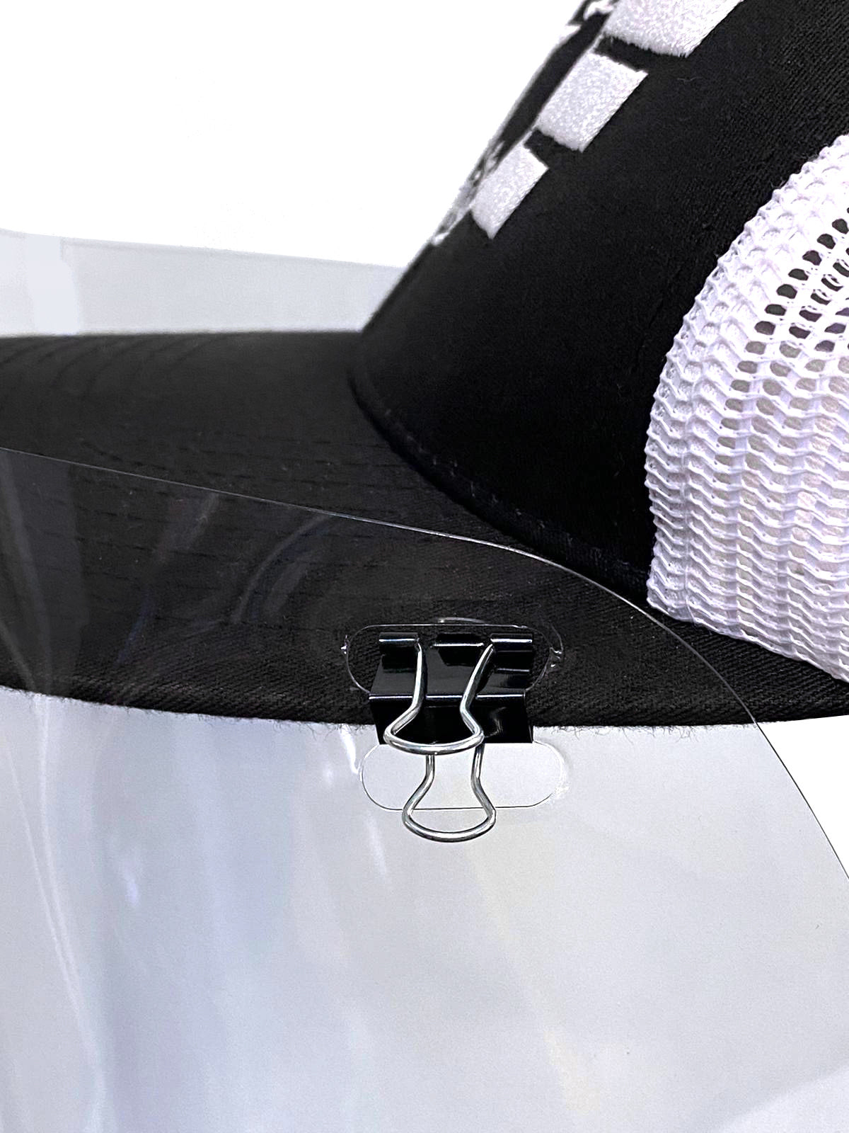Emergency Clip-On Polycarbonate Face Shield