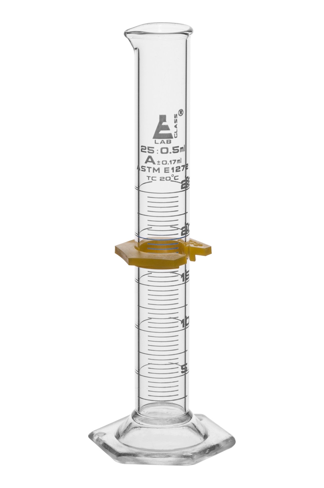 25ml glass graduated cylinder class a