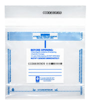 Tamper-Evident 10-Strap Cash Bag, 9.5 x 8", 100-Pack