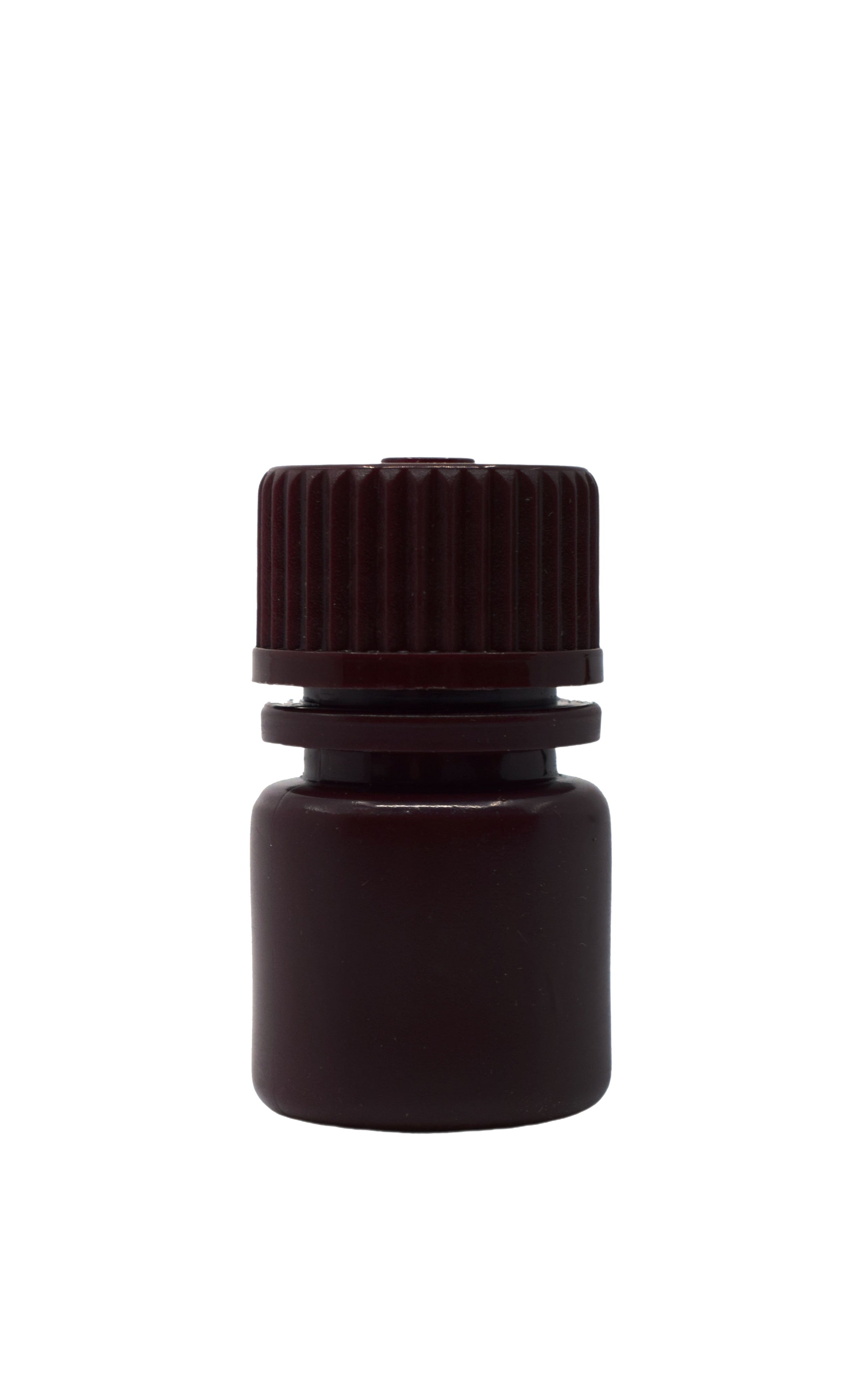 Narrow Mouth Amber HDPE Reagent Bottle with Screw Cap
