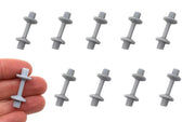 Gray Molecular Model Bond, 3cm, 10-Pack