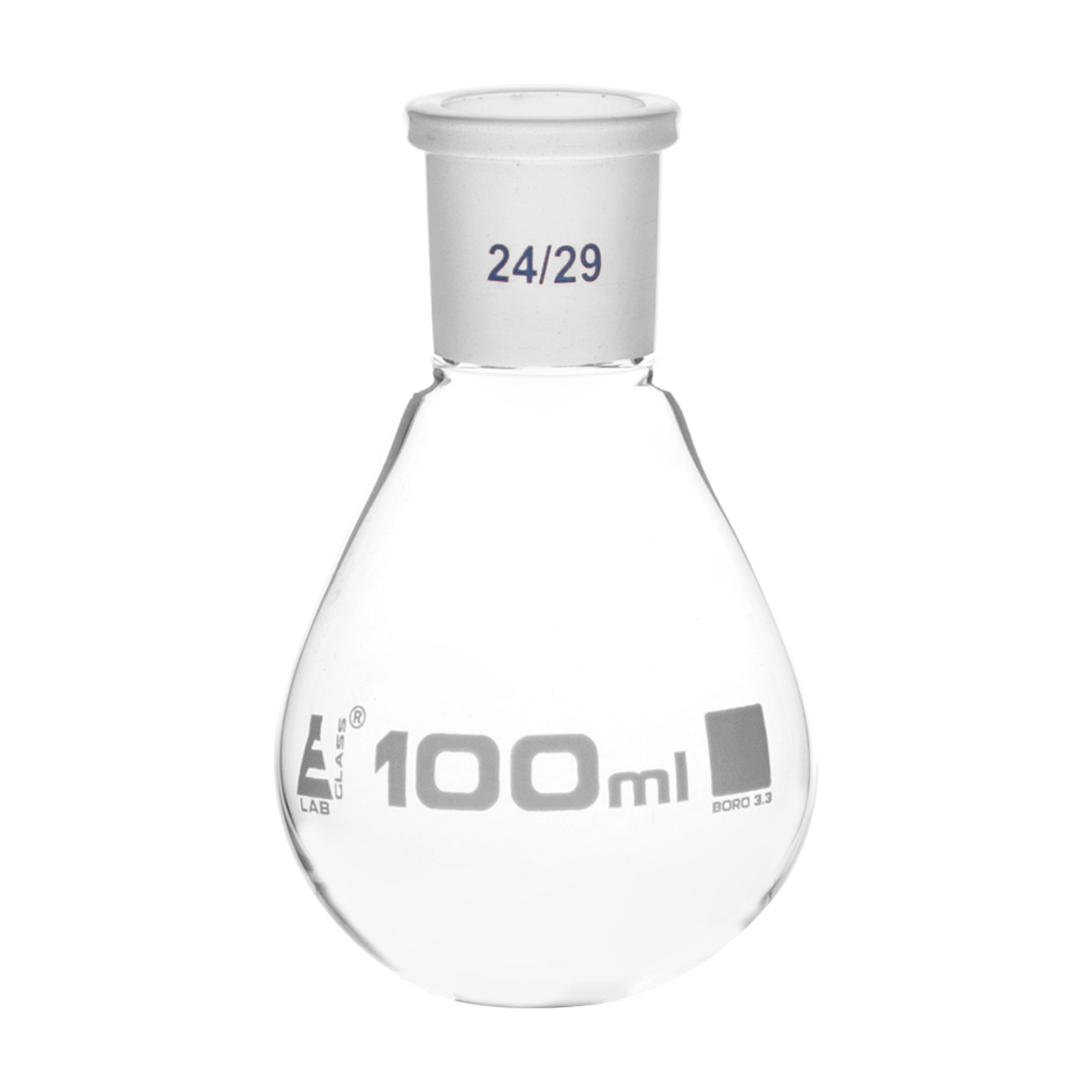 Borosilicate Glass Evaporating Flask with Interchangeable Joint