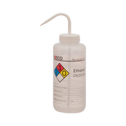 Ethanol Wash Bottle, LDPE, 4-Color Label, 1000mL