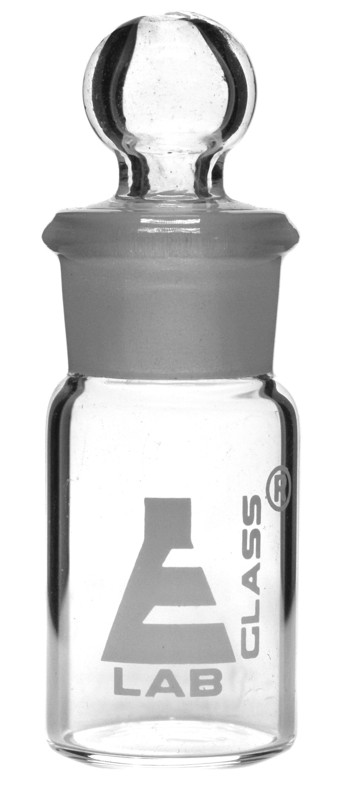 Tall Form Borosilicate Glass Weighing Bottle with Ground Stopper