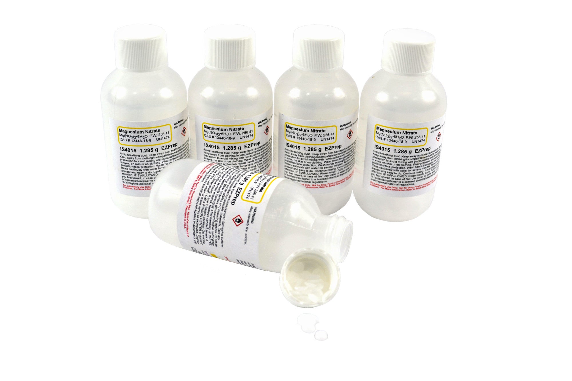 Magnesium Nitrate: EZ-Prep - 5 Capsules - Makes 250ml of 0.1M Solution