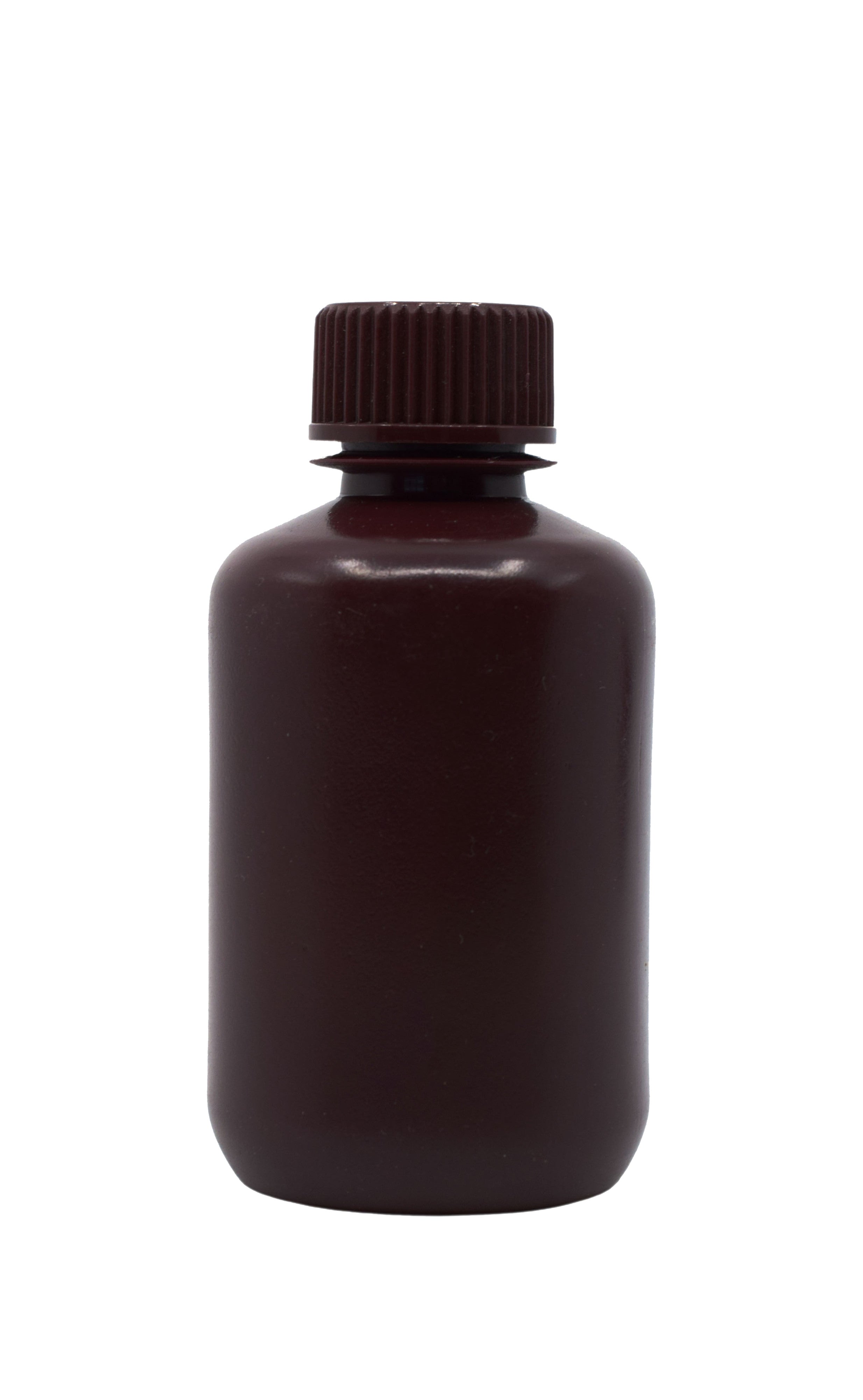 Narrow Mouth Amber HDPE Reagent Bottle with Screw Cap