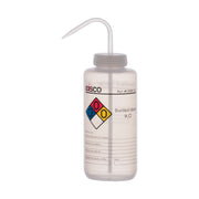 Distilled Water Wash Bottle, LDPE, 4-Color Label, 1000mL