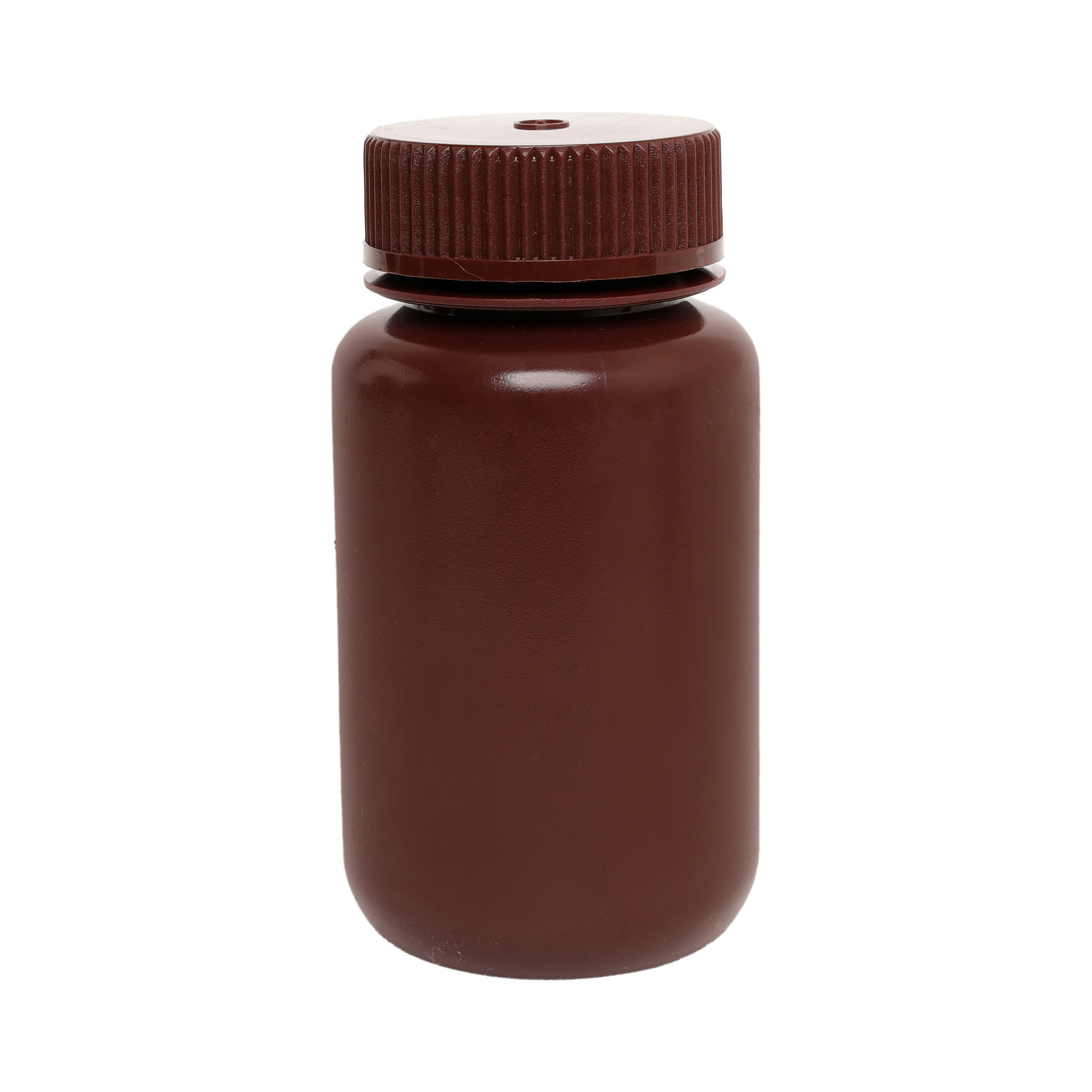 Wide Mouth Amber HDPE Reagent Bottle with Screw Cap
