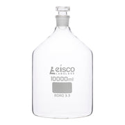 Narrow Mouth Reagent Bottle with Glass Stopper, 10000mL, Borosilicate Glass