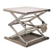 Premium Stainless Steel Scissor Jack with Hand Crank, 26" Extension