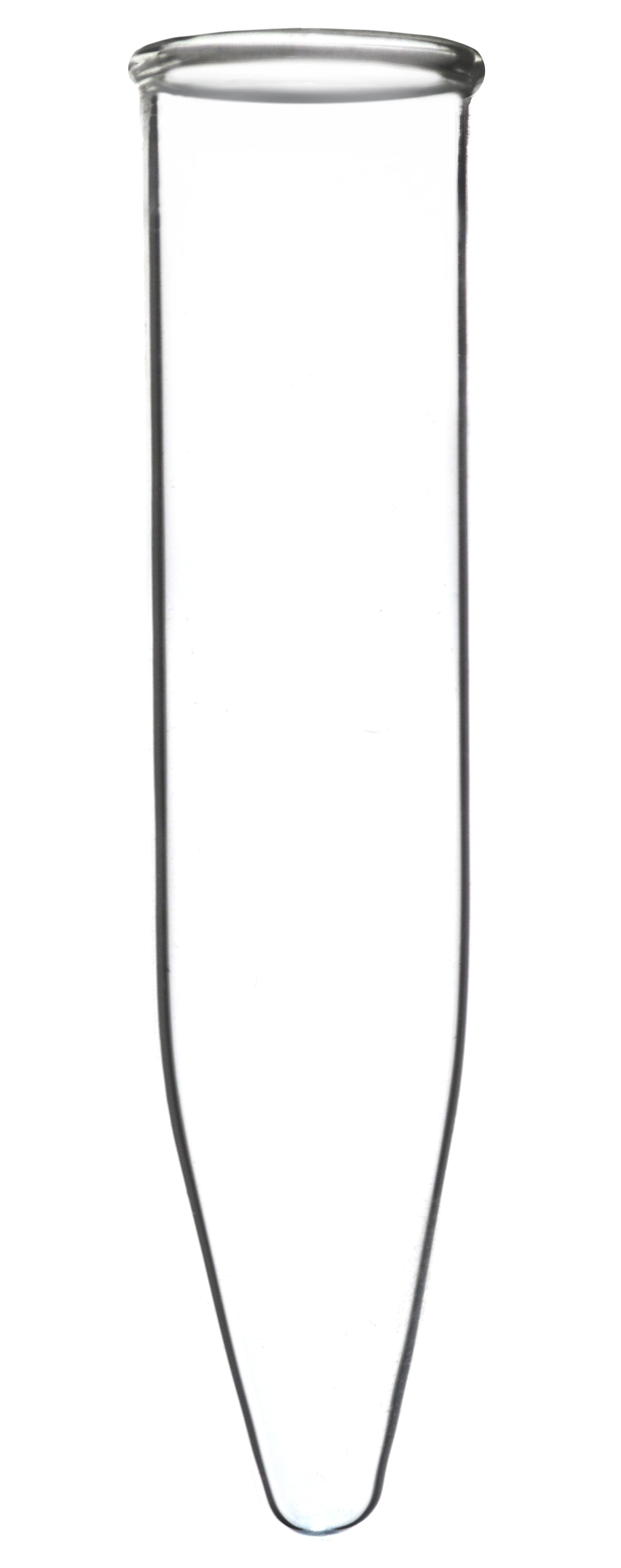 Conical Centrifuge Tube with Beaded Rim, 50mL, 5.25 inch, Borosilicate Glass