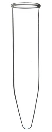 Conical Centrifuge Tube with Beaded Rim, 50mL, 5.25 inch, Borosilicate Glass