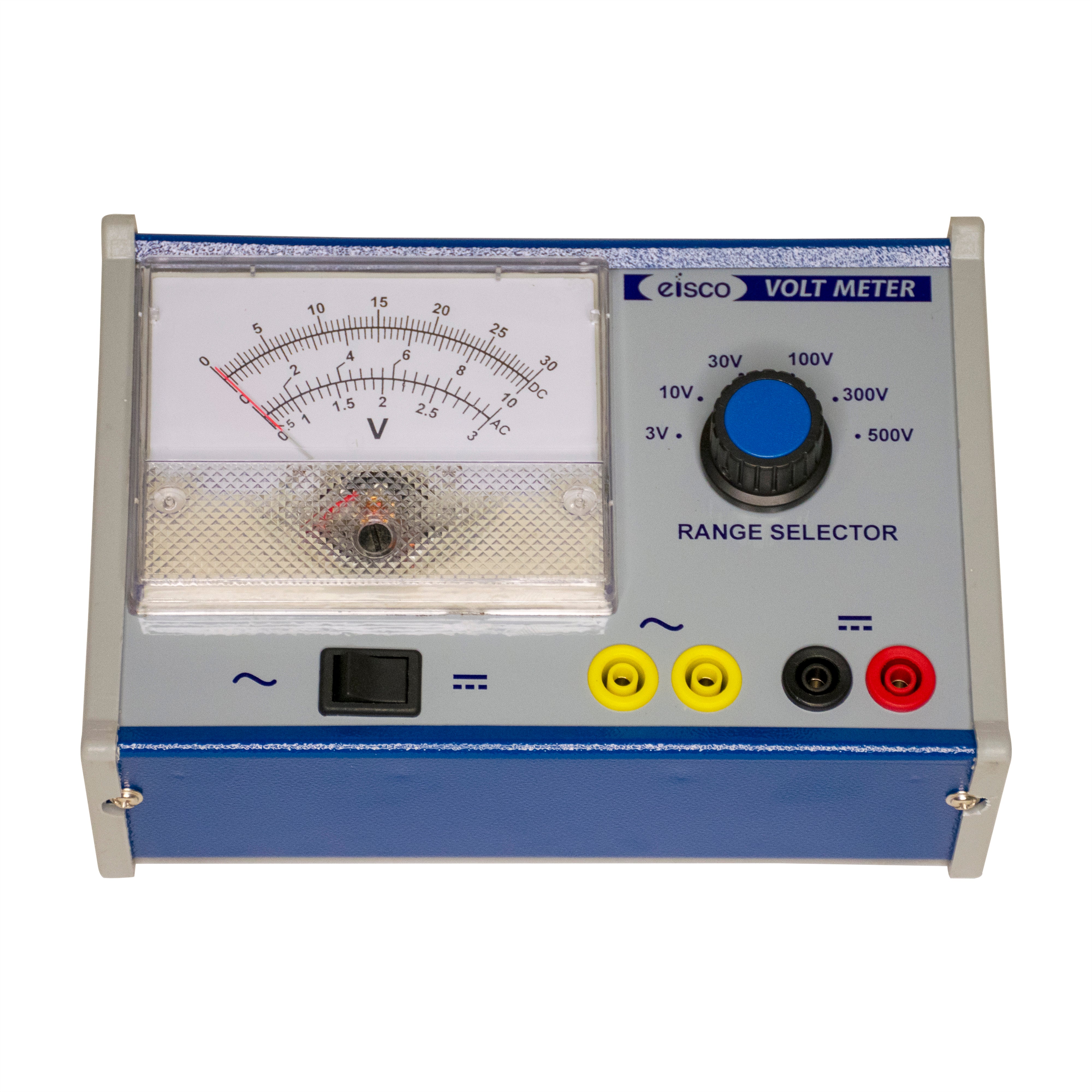 AC/DC Multi-Range Analog Voltmeter, 0-500V