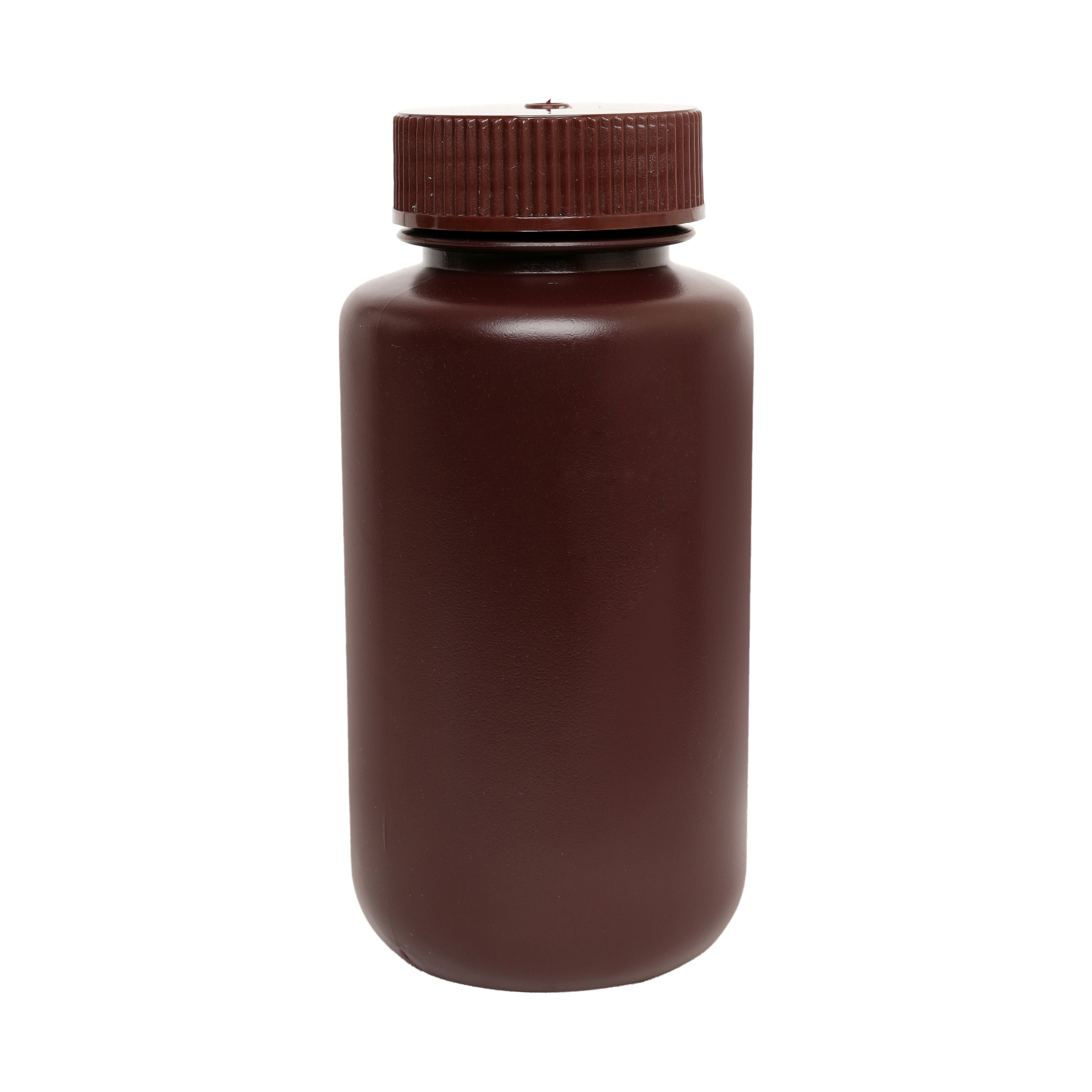 Wide Mouth Amber HDPE Reagent Bottle with Screw Cap
