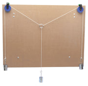 Parallelogram of Forces Apparatus with Pulleys and Weights, 26"