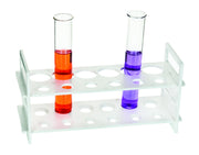 12-Hole Test Tube Stand for Mixed 30mm and 15mm Tubes, Polyethylene