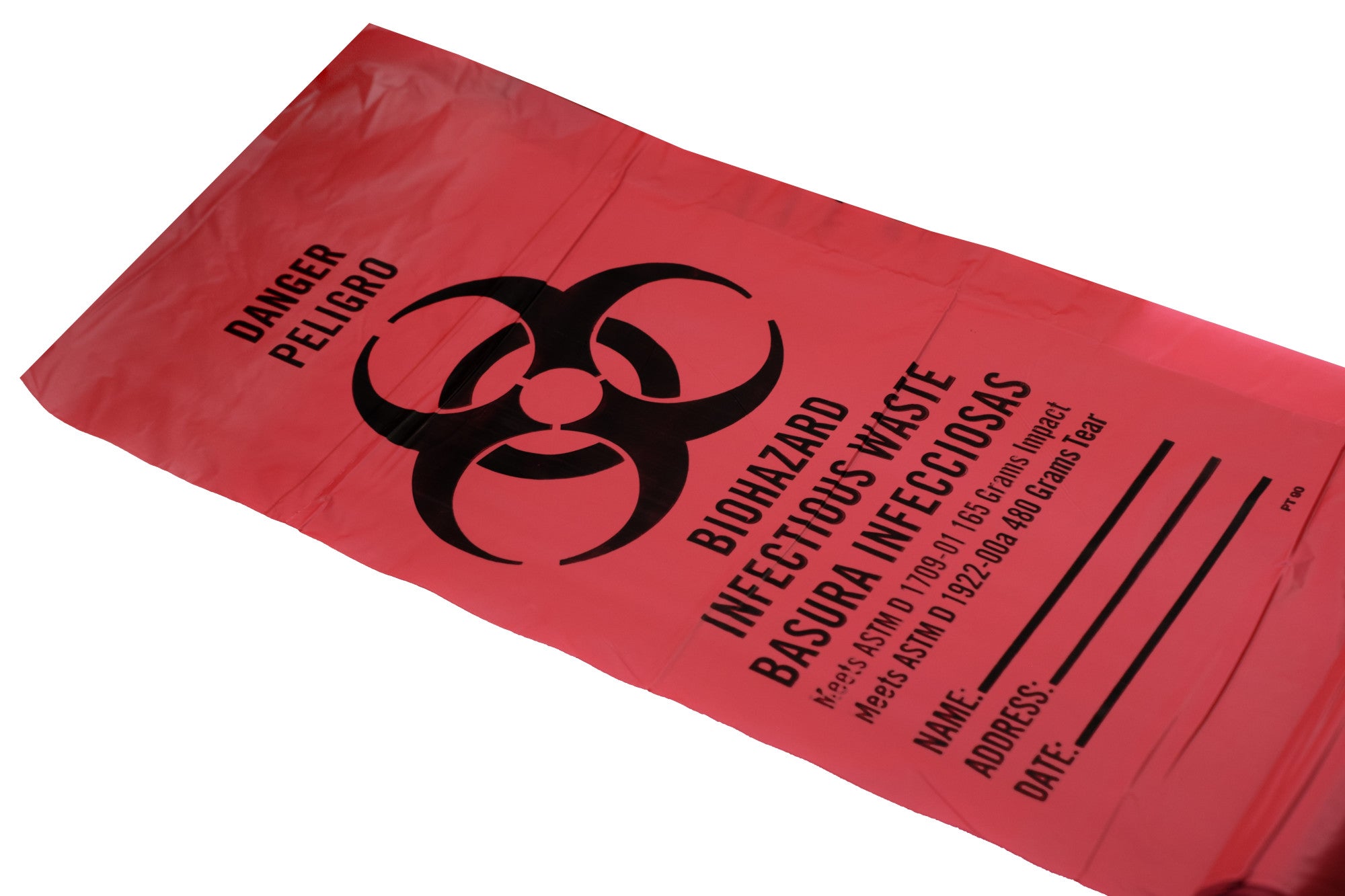 Biohazard Can Liners, 24 x 31", Red LDPE, 250-Pack