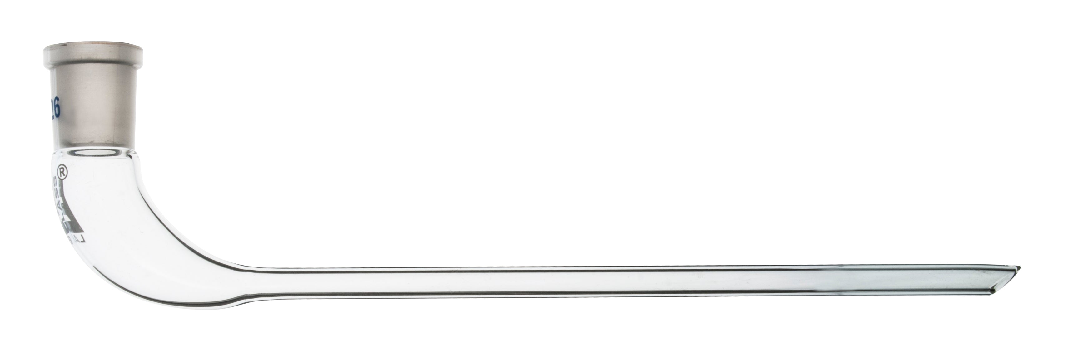 Borosilicate Glass Receiver Adapter with Long Stem