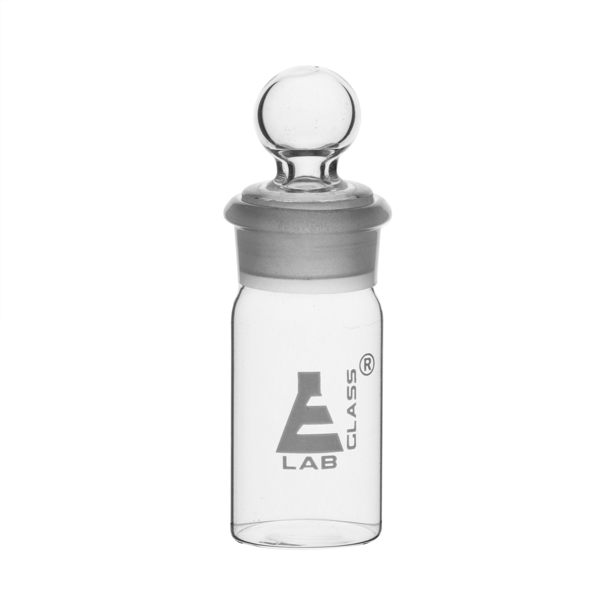 Tall Form Borosilicate Glass Weighing Bottle with Ground Stopper