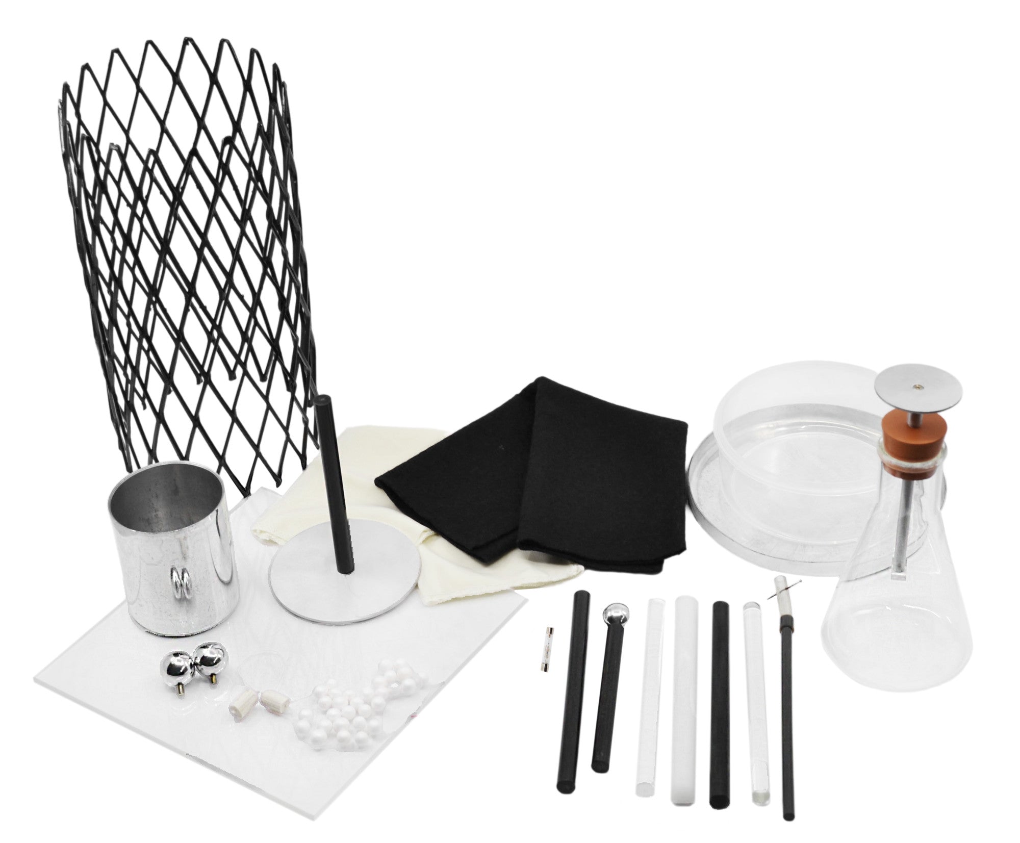 15-Piece Electrostatic Demonstration Kit