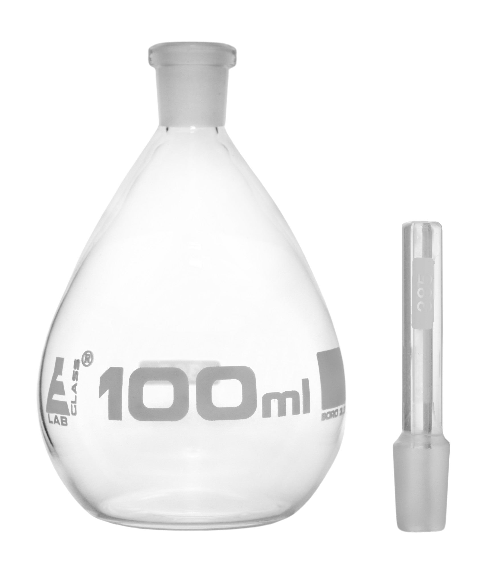 Calibrated Flat Bottom Borosilicate Glass Specific Gravity Bottle