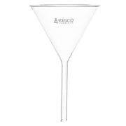 Filter Funnel, 90mm - 60?? Angle - Plain Stem, 9mm - Borosilicate Glass - Eisco Labs