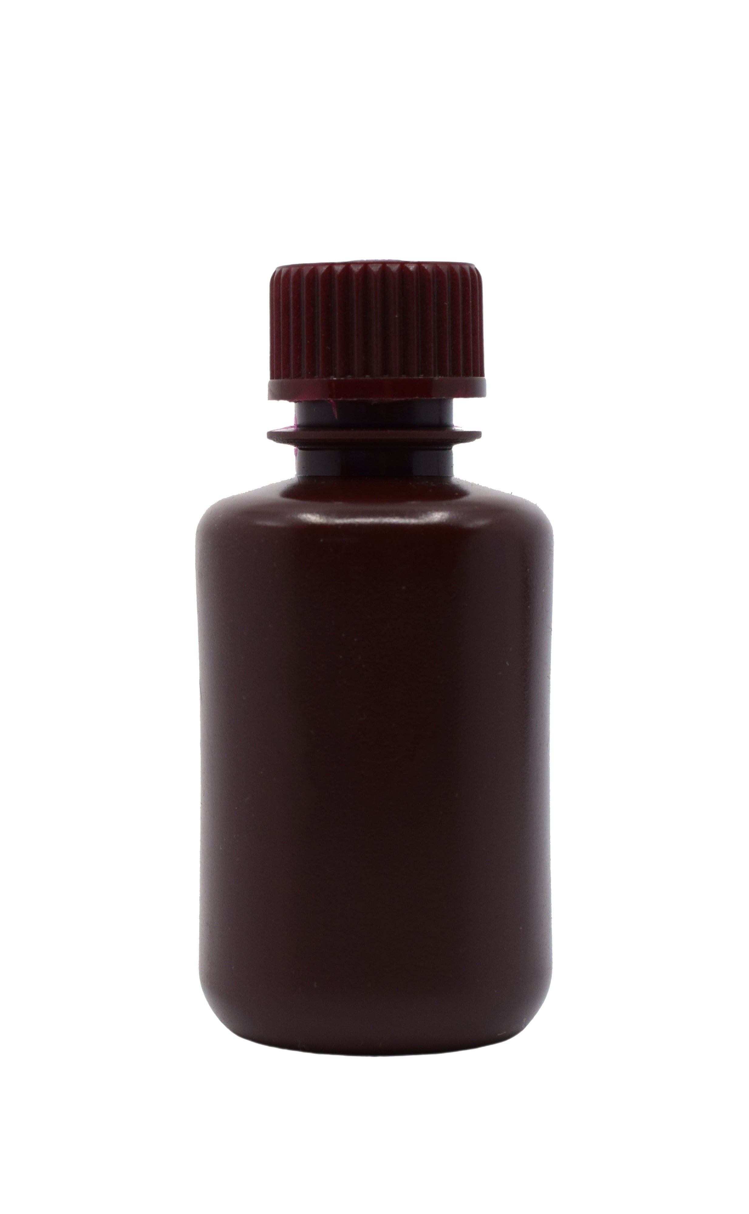 Narrow Mouth Amber HDPE Reagent Bottle with Screw Cap