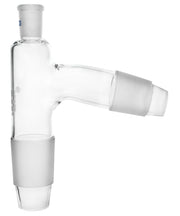 Plain Still Head with B14 Thermometer Socket, 34/35 Flask and 34/35 Condenser Cones, Borosilicate Glass