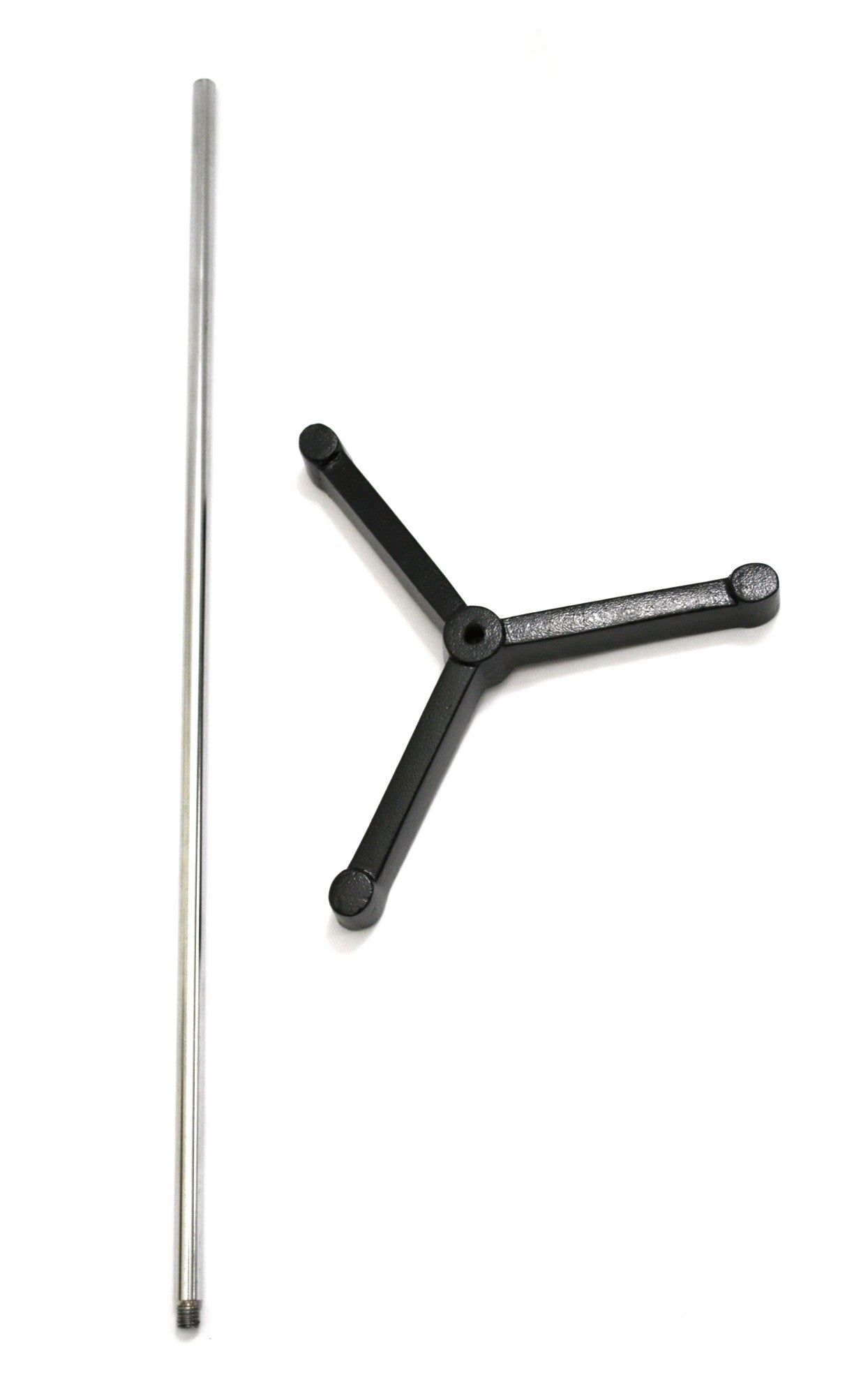 Heavy Duty Triangular Tripod Retort Base and 20" Rod Set, 6.75 x 6.75"
