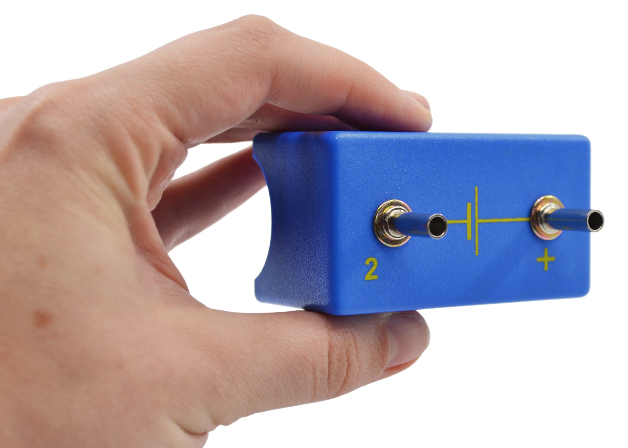 2" Battery Cell Holder with Two 4mm Sockets