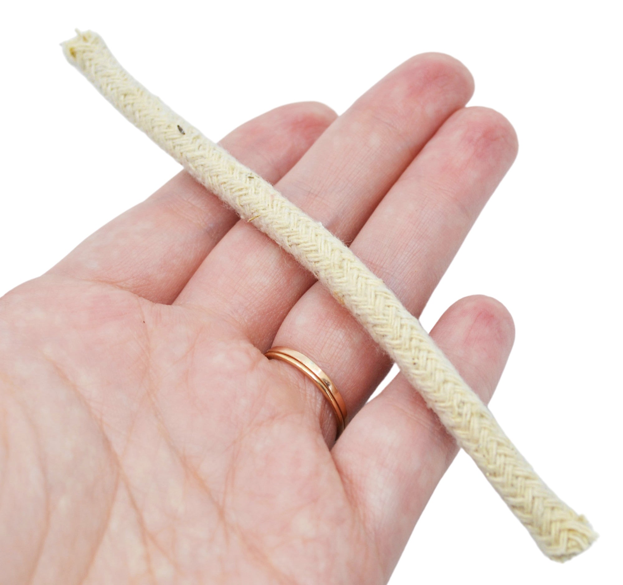 Replacement Round Cotton Wicks for Alcohol Lamp, 10-Pack