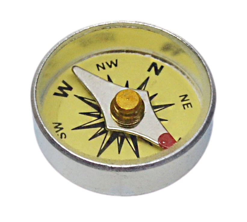 Yellow Mini Plotting Compass, 16mm