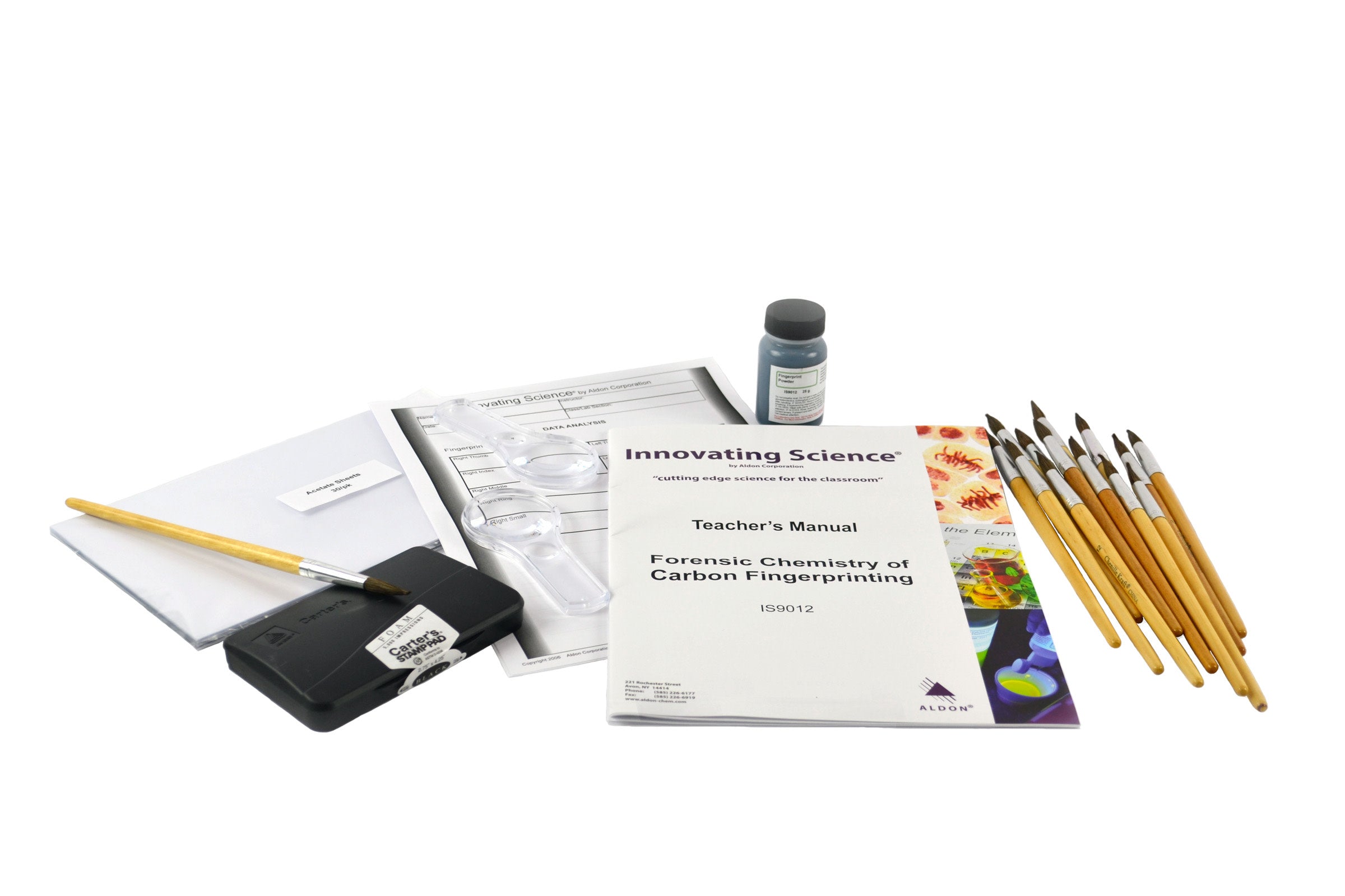 Forensic Fingerprint Dusting Chemistry Kit