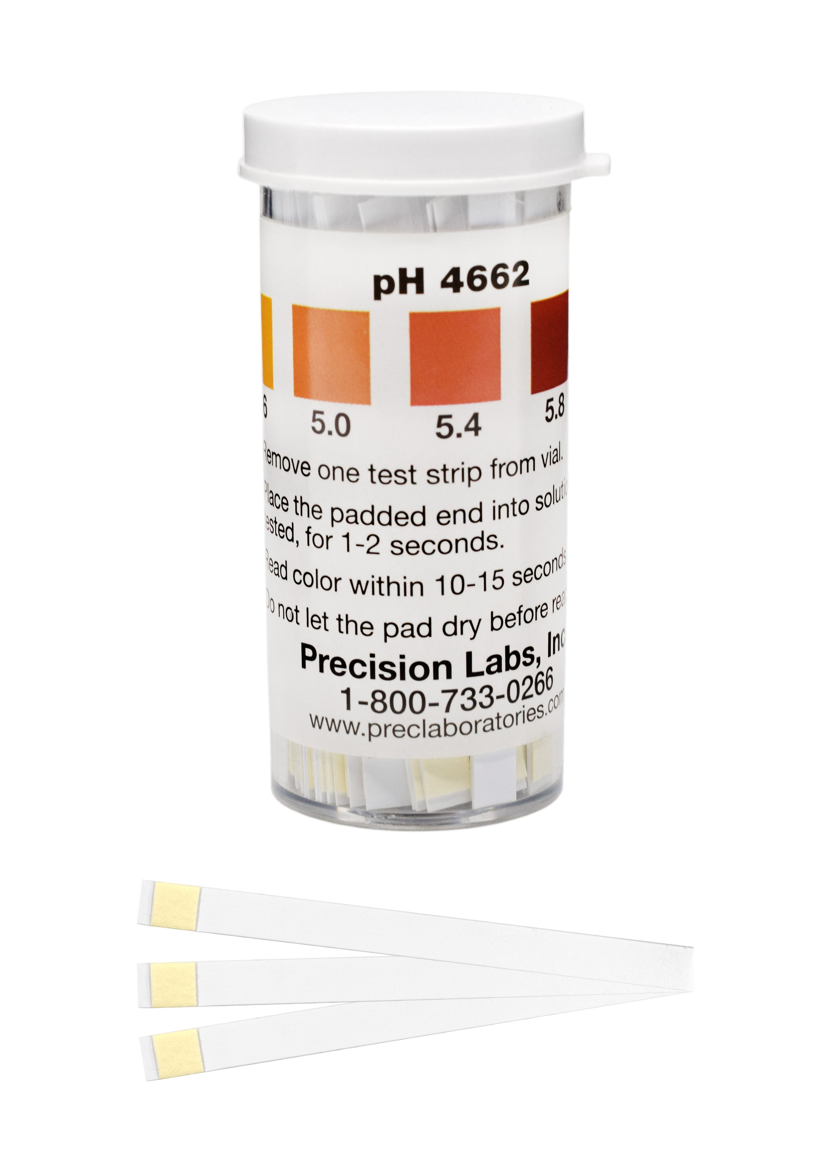 beer ph test paper vial of 100