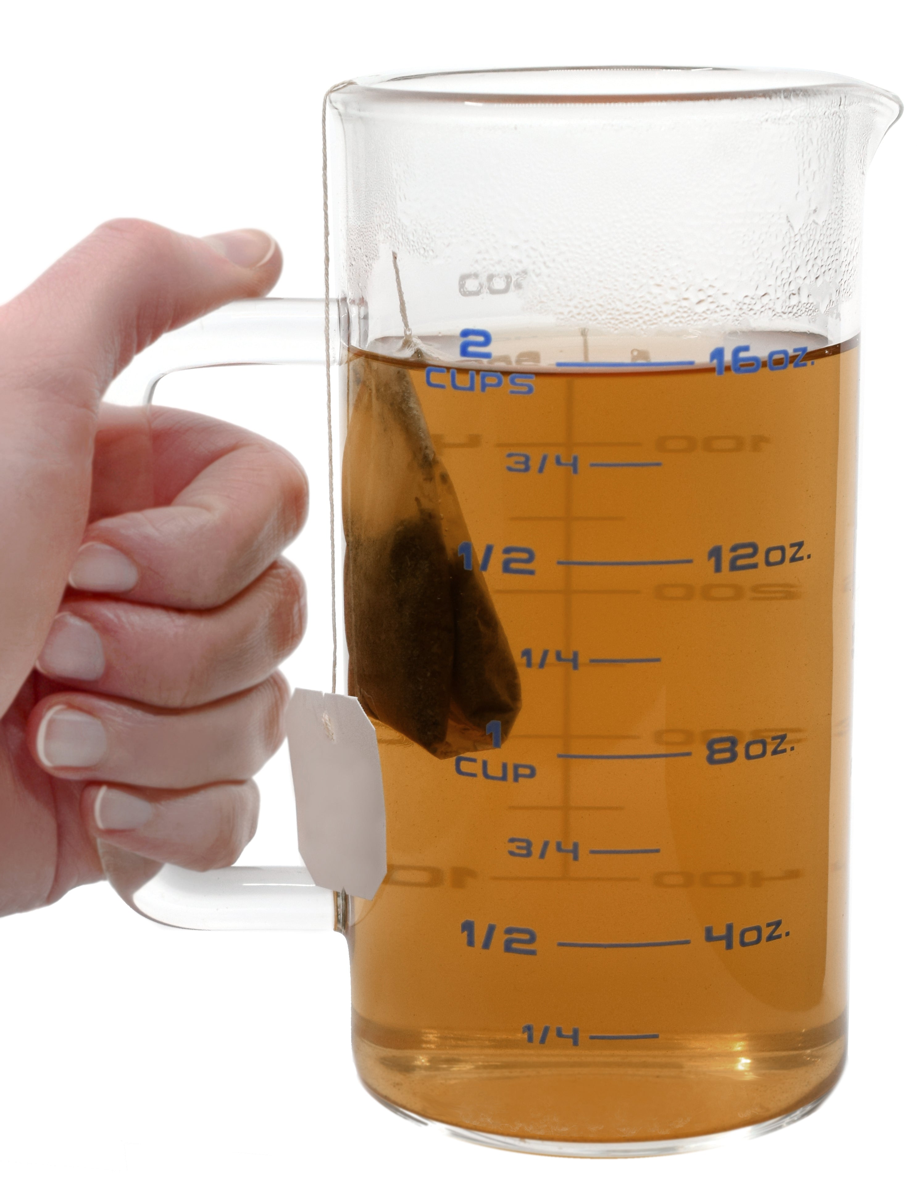 Tall Form Industrial Borosilicate 3.3 Glass Beaker Mug with Spout, 500mL