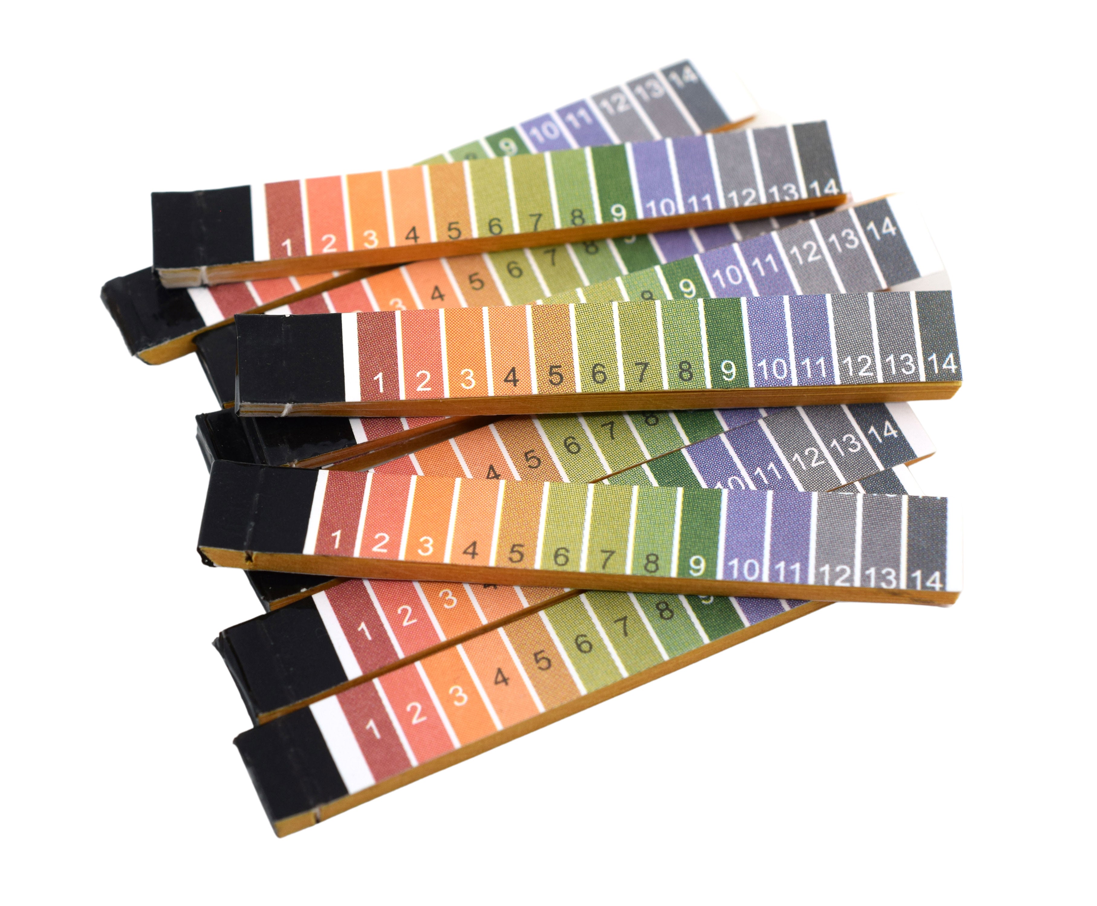 pH 1-14 Test Strips, 200 Papers in Plastic Vial