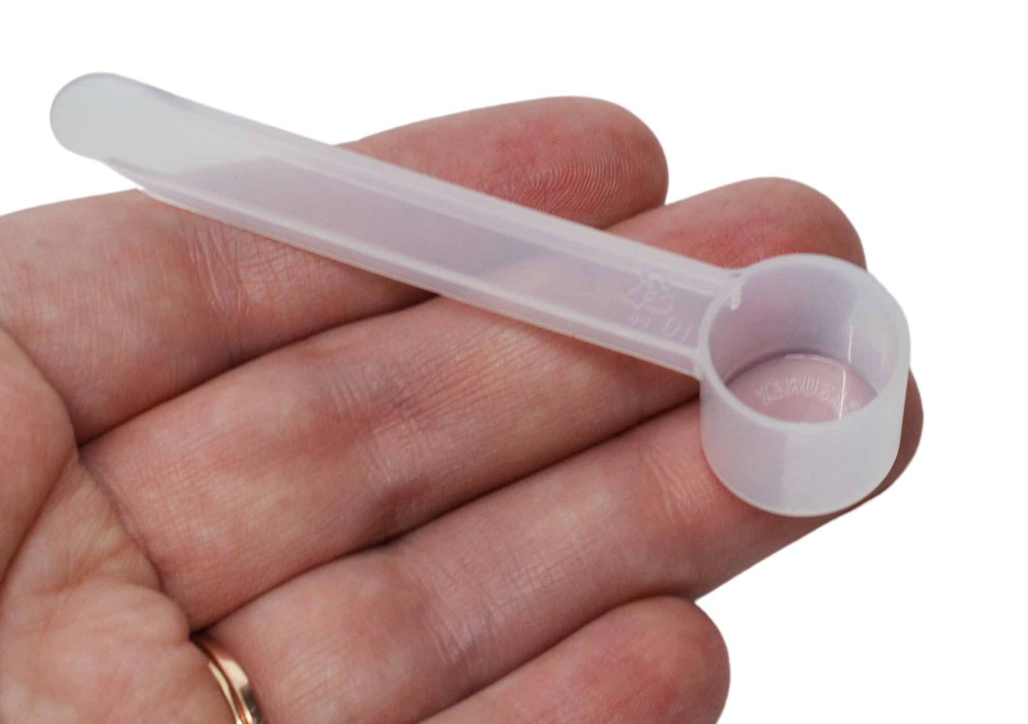 2.5mL Polypropylene Flat-Bottom Scoop