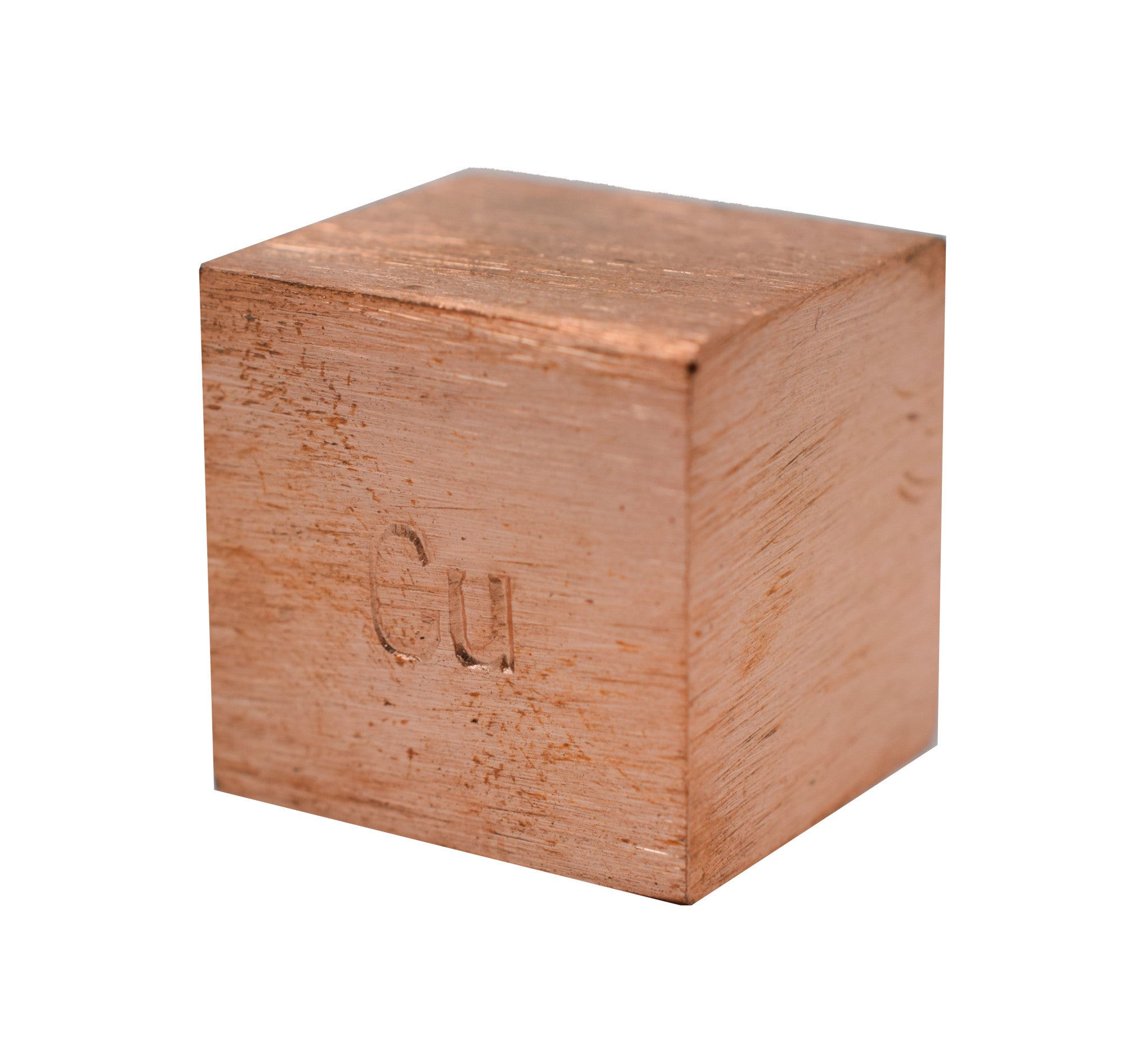 20mm Copper Density Cube with Element Stamp