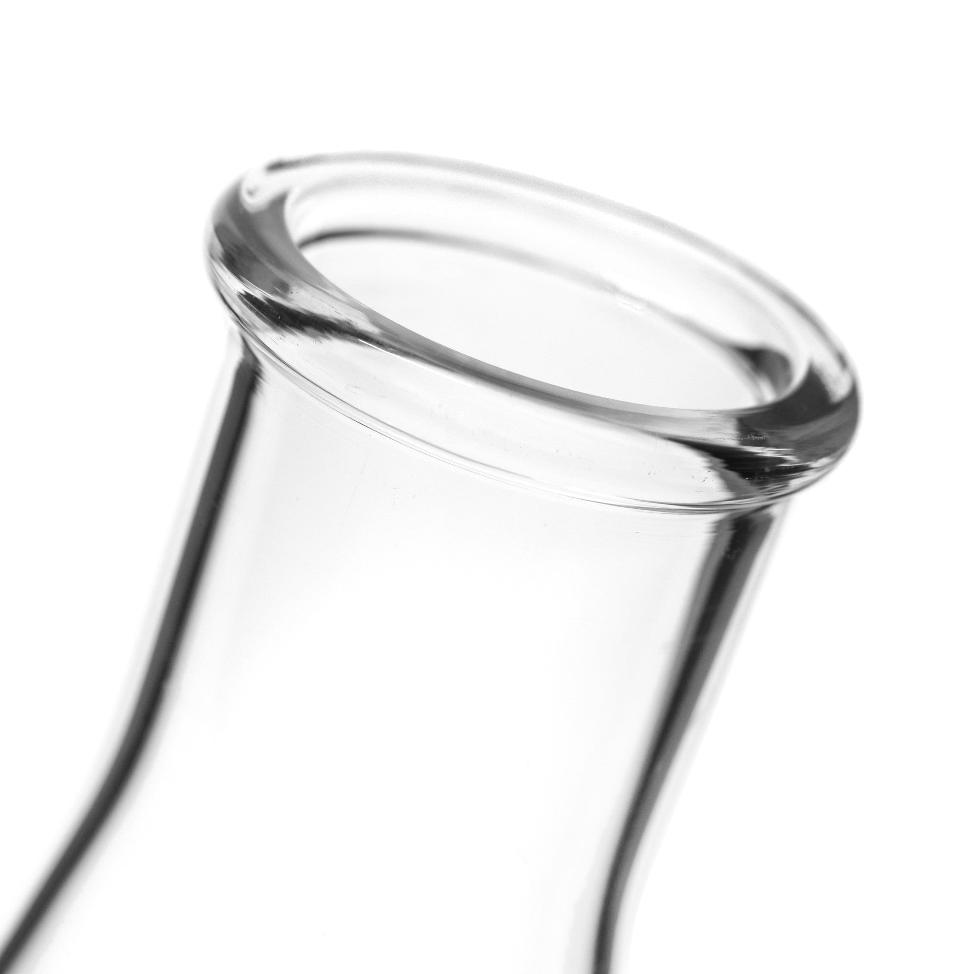 5-Piece Premium Narrow Neck Erlenmeyer Flask Set, 50/150/250/500/1000mL, White Graduations, Borosilicate 3.3 Glass